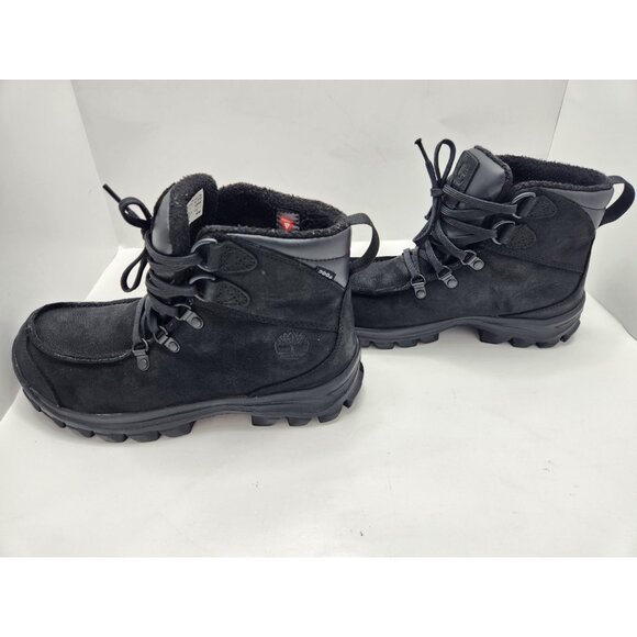Timberland Men's Chillberg Waterproof Hiking Black Nubuck Boots Size 7 Mens - Picture 5 of 13